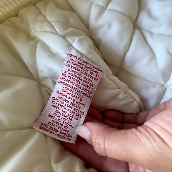 Vintage Guess Jeans Off White Bomber Jacket - Picture 7 of 7